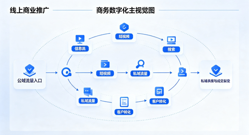 邯郸线上商业推广怎么做？全域流量闭环搭建与低成本转化实战指南